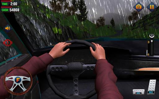 Offroad Jeep Driving Games - Gameplay image of android game
