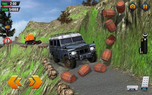 Offroad Jeep Driving Games - Gameplay image of android game