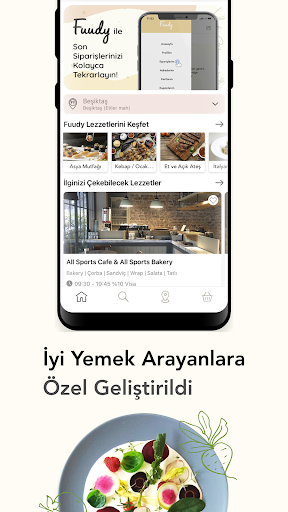 Fuudy - Gurme Yemek Siparişi - Image screenshot of android app