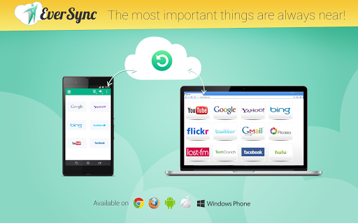 Eversync - Bookmarks and Dials - Image screenshot of android app