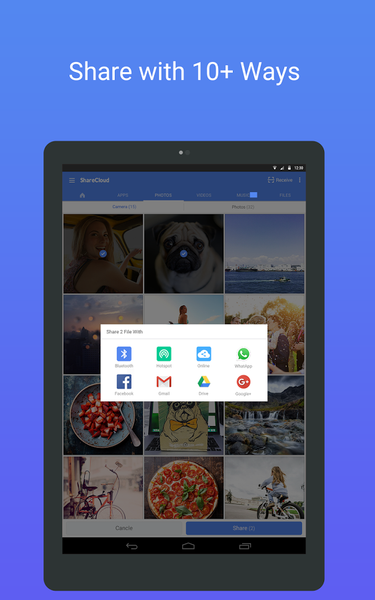 ShareCloud - Share By 1-Click - Image screenshot of android app