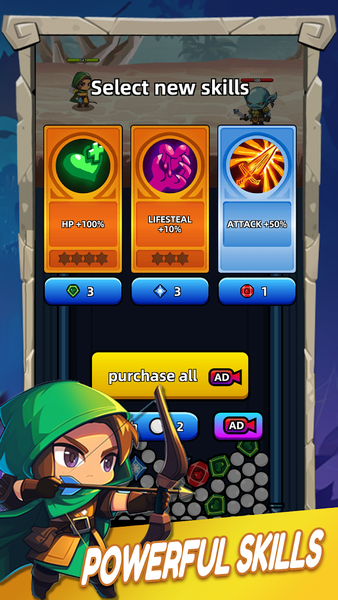 Heroes Adventure - Gameplay image of android game