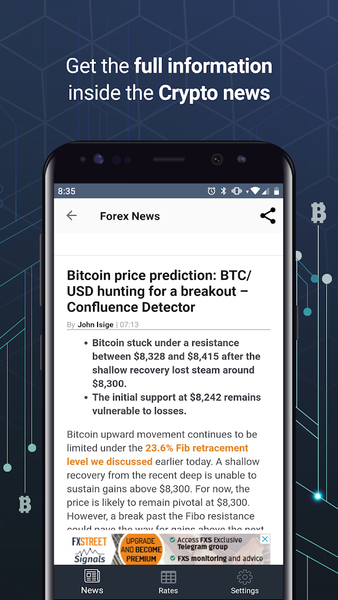 FXStreet - Crypto News, Rates - عکس برنامه موبایلی اندروید