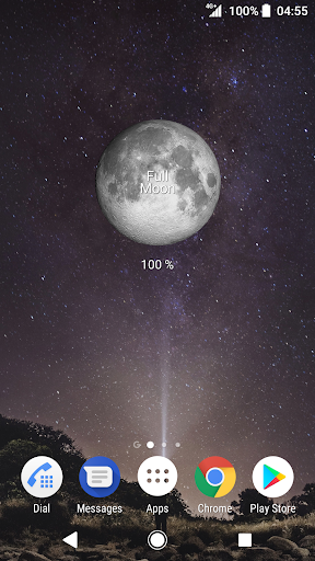 Simple Moon Phase Calendar - عکس برنامه موبایلی اندروید