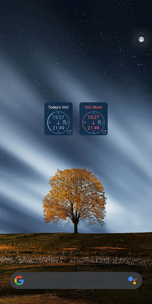 Simple VoC Moon Calendar - عکس برنامه موبایلی اندروید