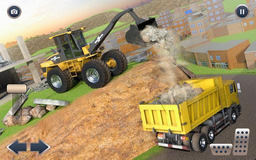 Heavy Crane Excavator Construction Transport - عکس برنامه موبایلی اندروید