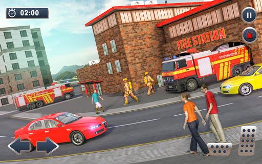 Firefighter Truck Driving Game - عکس بازی موبایلی اندروید