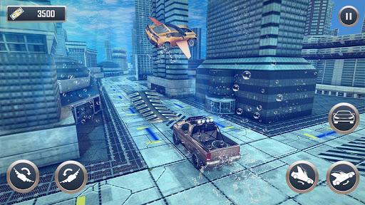 Underwater Stunts Car Flying Race - عکس بازی موبایلی اندروید