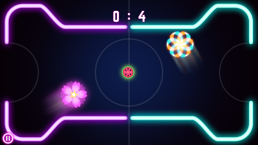 Neon Hockey - Gameplay image of android game