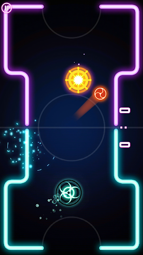 Neon Hockey - Gameplay image of android game