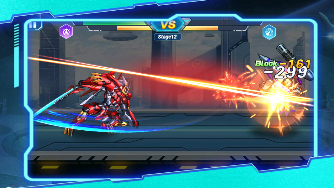 Mecha Storm: Robot Battle Game - Gameplay image of android game