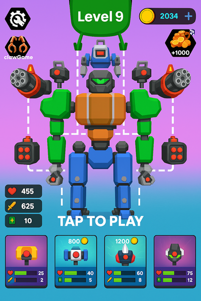 Mech Clash-Assemble Combat Run - عکس بازی موبایلی اندروید