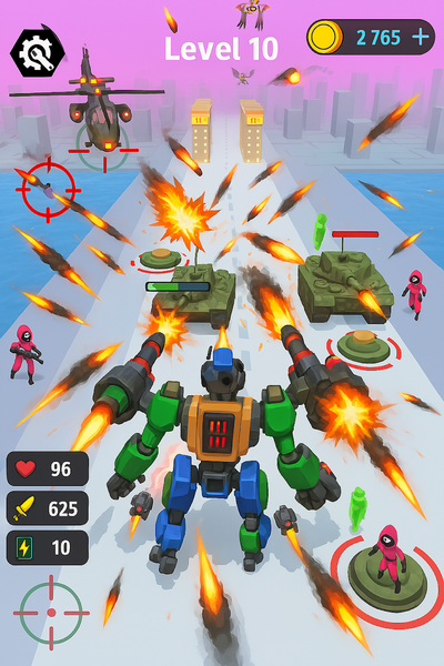 Mech Clash-Assemble Combat Run - عکس بازی موبایلی اندروید