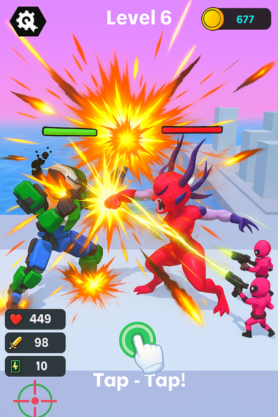 Mech Clash-Assemble Combat Run - عکس بازی موبایلی اندروید