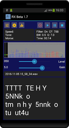 Morse Code Reader & Recorder - - Image screenshot of android app