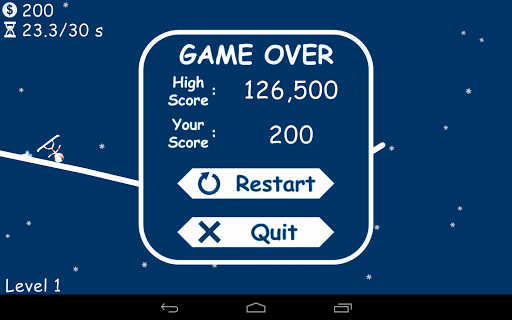 Snow Slopes Free - Gameplay image of android game