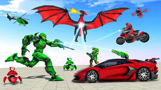 Dragon Robot Car Transform - Image screenshot of android app