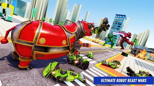 Hippo Robot Transform Monster Truck Robot Games - عکس برنامه موبایلی اندروید