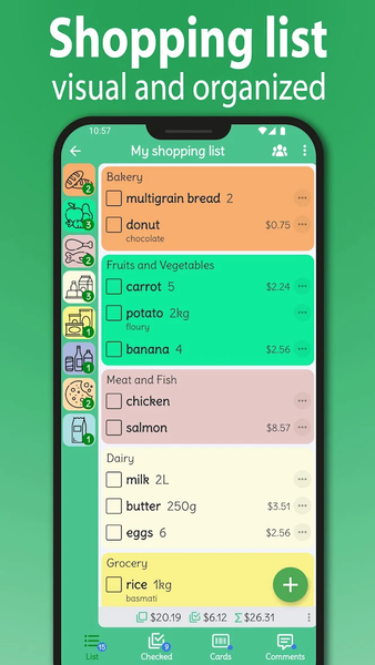 Shopping List - Listisy - Image screenshot of android app
