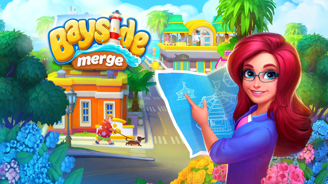 Bayside Merge: Renovation game - Gameplay image of android game