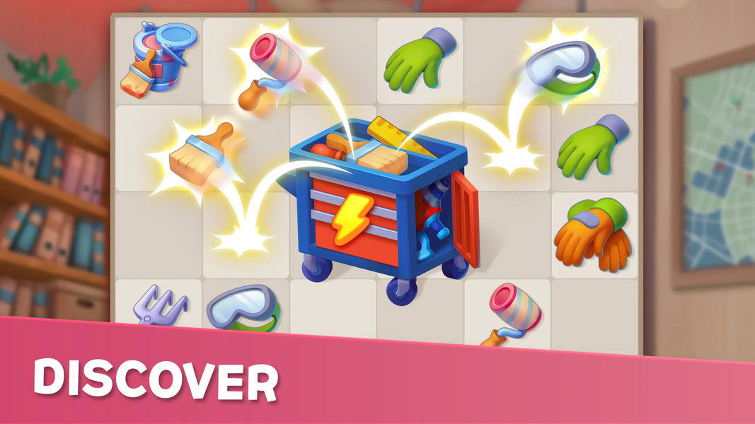 Bayside Merge: Renovation game - عکس بازی موبایلی اندروید
