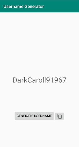 Username Generator - عکس برنامه موبایلی اندروید