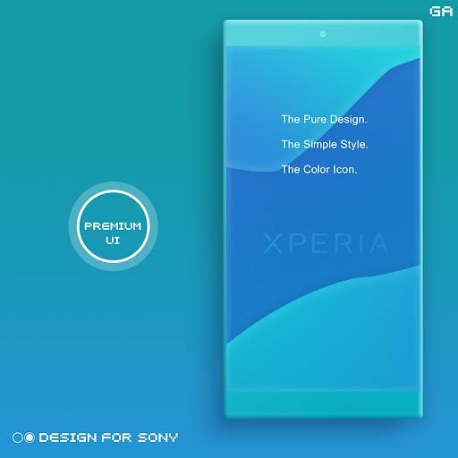 Theme XPERIA ON™ | Be Blue - 🎨Design For SONY - Image screenshot of android app