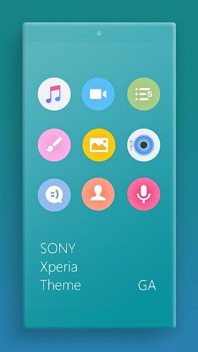 Theme XPERIA ON™ | Be Blue - 🎨Design For SONY - Image screenshot of android app