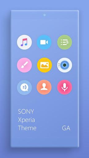 COLOR™ Theme | BLUE - Design For SONY 🎨 - عکس برنامه موبایلی اندروید