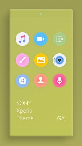 COLOR™ Theme | Yellow XPERIA🎨 - عکس برنامه موبایلی اندروید