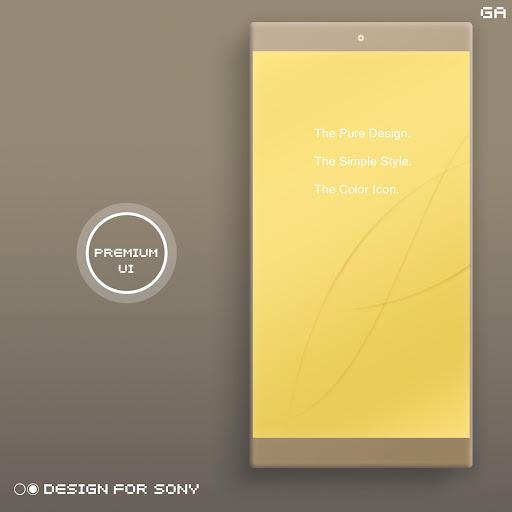 COLOR™ Theme | Yellow XPERIA🎨 - Image screenshot of android app
