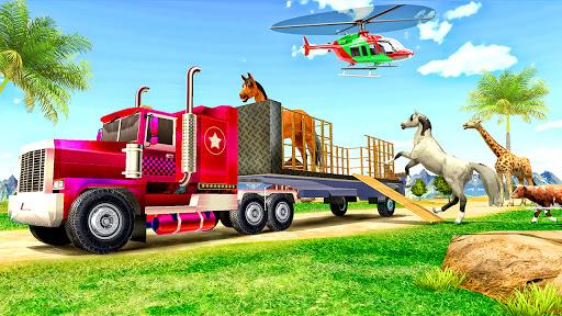 Farm Animal Transporter Truck Driving Game Sim - عکس برنامه موبایلی اندروید
