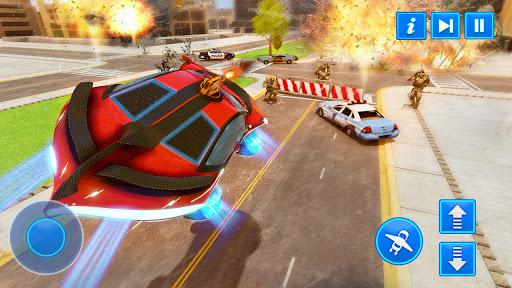 Real Flying Rescue Car Simulator- Driving Games 3D - Image screenshot of android app