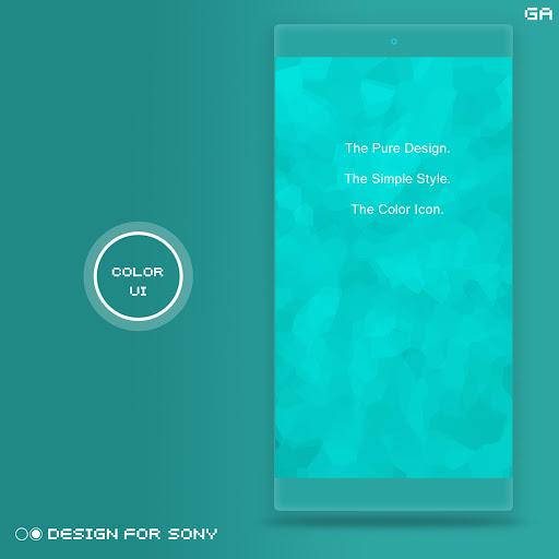 GALAXY XPERIA Theme | JUST CYAN 🎨Design For SONY - عکس برنامه موبایلی اندروید