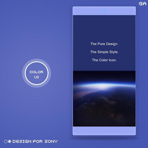 Oreo Style Theme - XPERIA ON™ - Image screenshot of android app