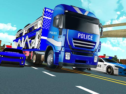 Grand Police Transporter Truck : Police Car Games - عکس برنامه موبایلی اندروید