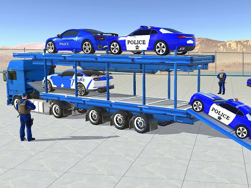 Grand Police Transporter Truck : Police Car Games - عکس برنامه موبایلی اندروید