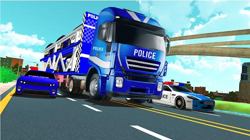Grand Police Transporter Truck : Police Car Games - عکس برنامه موبایلی اندروید