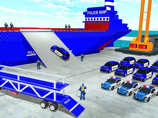 Grand Police Transporter Truck : Police Car Games - عکس برنامه موبایلی اندروید