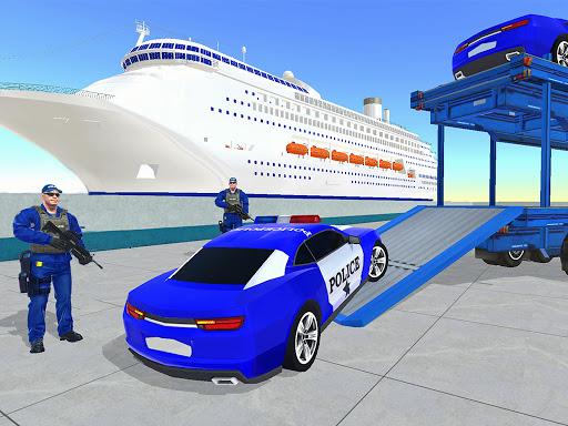 Grand Police Transporter Truck : Police Car Games - عکس برنامه موبایلی اندروید