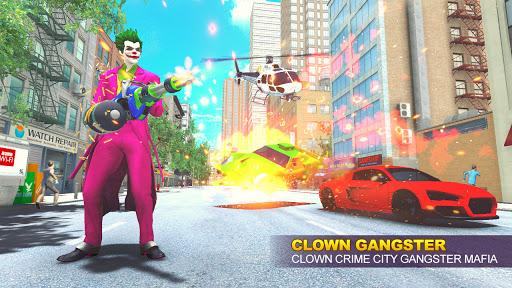 Grand Clown Crime City War: Gangster Crime Games - Image screenshot of android app