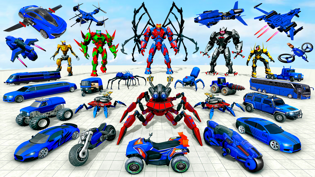 Spider Robot Fight Hero Games - عکس بازی موبایلی اندروید