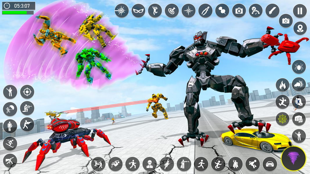 Spider Rope Hero - Robot Game - عکس بازی موبایلی اندروید