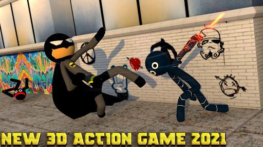Super Stickman Rope Hero Fight - عکس برنامه موبایلی اندروید