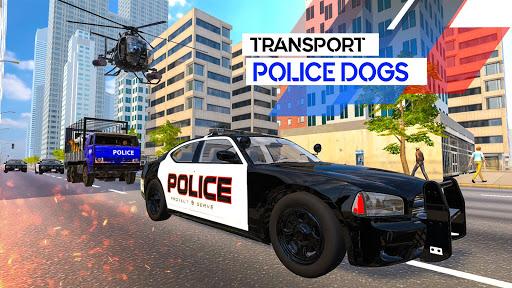 US Police Dog Transport: Multi Level Parking Game - Image screenshot of android app