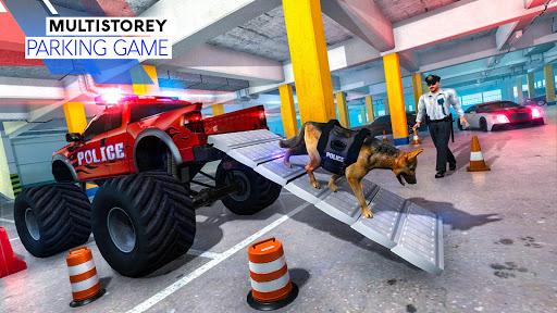 US Police Dog Transport: Multi Level Parking Game - عکس برنامه موبایلی اندروید