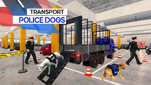 US Police Dog Transport: Multi Level Parking Game - Image screenshot of android app