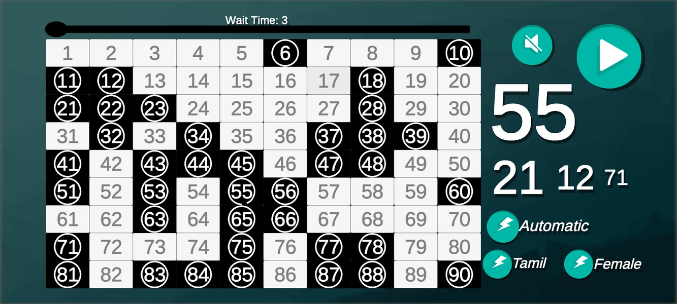 Tambola_Housie Number call - Image screenshot of android app