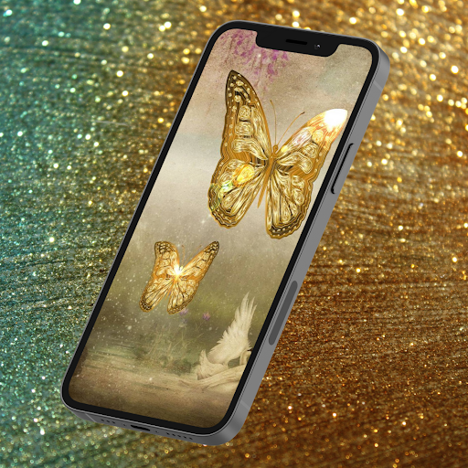 Glitter Butterfly Wallpaper - عکس برنامه موبایلی اندروید