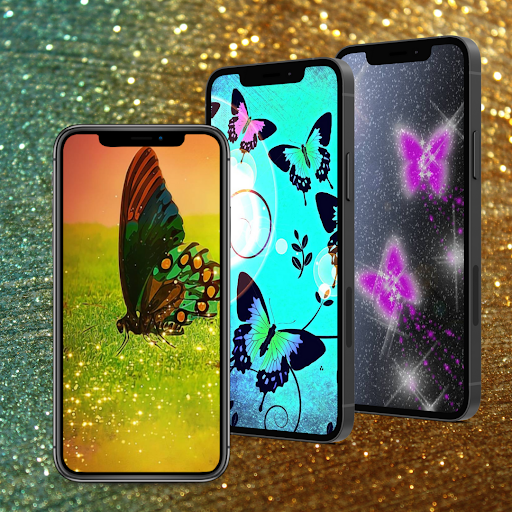 Glitter Butterfly Wallpaper - عکس برنامه موبایلی اندروید